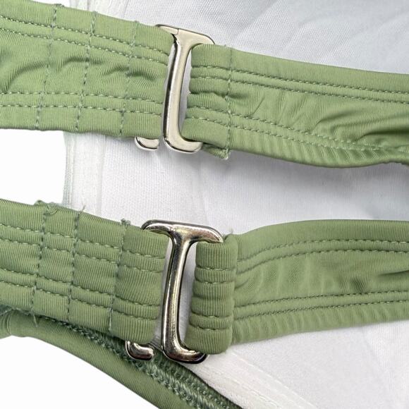 American Beach for Maurices Twist Front Bikini Top Green Sz 3X NWT - Picture 4 of 10